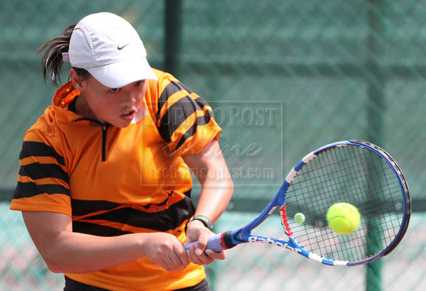 POSSIBLY YOUNGEST: National top tennis ace, Aslina Chua may possibly be the youngest to compete in this year’s BMW Malaysian Open championship to be held at Royal Selangor Golf Club from Feb 25 to Mar 3. So far the 17-year-old is the only amateur confirmed representing Malaysia in the US$235,000 professional event.