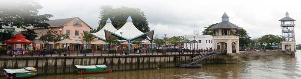 GOOD FOR A CRUISE: Cruising up and down Sungei Sarawak can be a relaxing and enjoyable experience for Kuching folk.