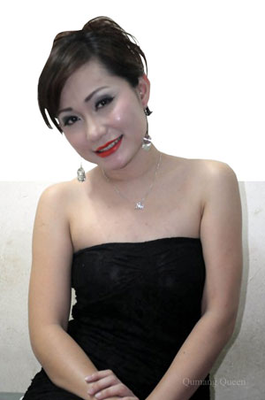 PEGARI: Melissa Francis – seiku ari artis dipebasa dikangau datai ba malam final Betong Idol 3. 