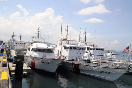 ANTARA kapal yang diterima APMM dalam memperkuatkan aset sedia ada bersempena Ops Daulat di Pantai Timur.