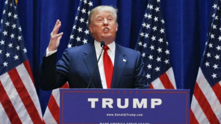 Donald Trump announces his bid for the presidency in the 2016 race during an event at the Trump Tower on Fifth Avenue in New York on June 16, 2015 -© AFP/File 