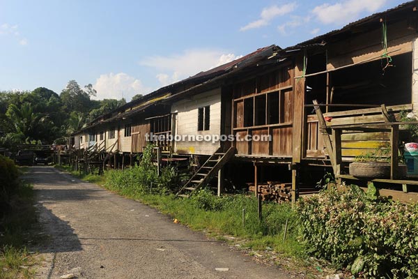 Anthony and Sudin’s current wooden longhouse. 