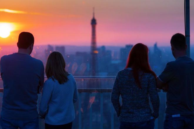 There's a magnificent view of Paris from the top floor of the Tour Montparnasse. ©danm12/shuterstock.com/ afprelaxnews