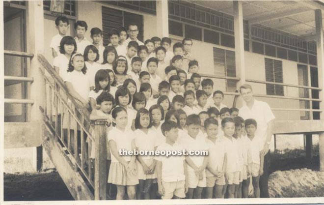 Vergeer is seen at St Bernard’s School, Dalat in 1968.