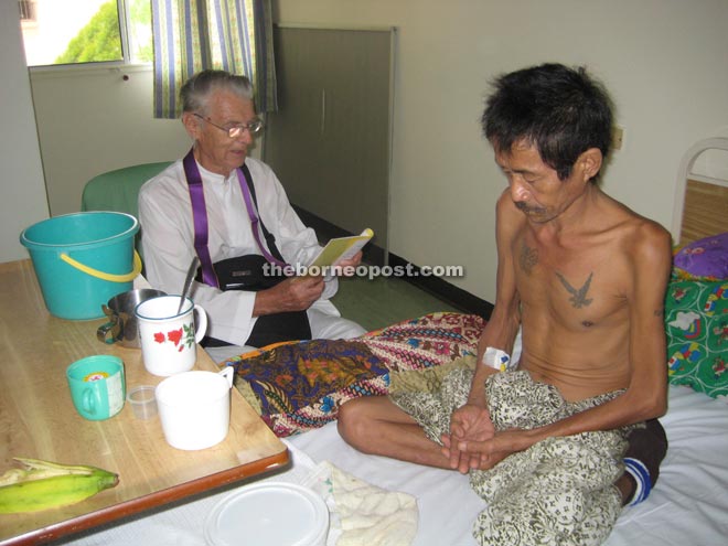 Photo shows a hospital visit in 2008. 