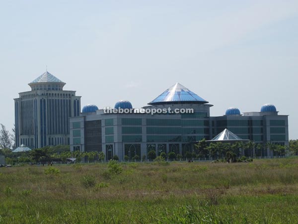 RECODA headquarters and behind it, the Pehin Setia Raja government complex.