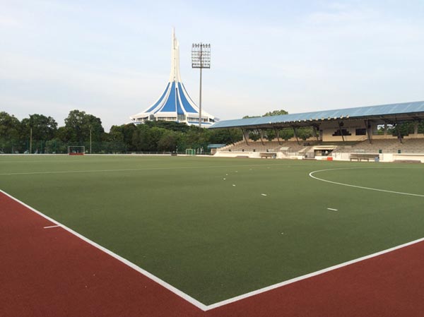 The TigerTurf WETT surfaces brand used at the state hockey stadium at Padungan.