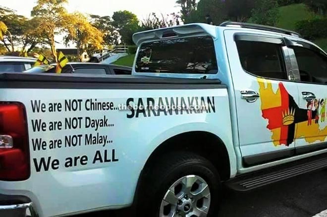 S4S’ stand on racial issue – ‘We are not Chinese…we are not Dayak..we are not Malay. We are all Sarawakians’. — Photos courtesy of Tan Sri Datuk Amar Dr James Masing