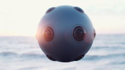  The Nokia OZO Virtual Reality camera The device has eight shutters and eight microphones. ©Nokia 