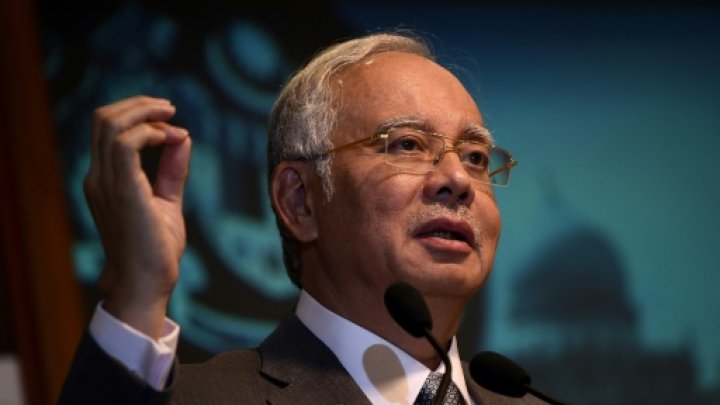 Malaysian Prime Minister Najib Razak has faced mounting pressure in the past year over a series of revelations alleging that hundreds of millions of dollars were siphoned off from a state-owned company linked to him -© AFP 