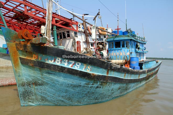 This Vietnamese fishing vessel carried nine crew members.