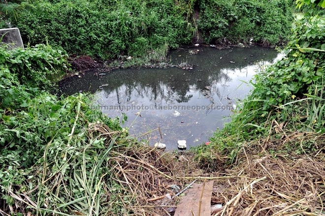 The location where Morais’ body was believed to be found. — Bernama photo