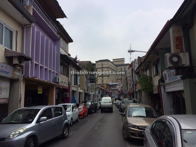 Carpenter Street has been bustling with activities since the completion of Plaza Merdeka (in background).