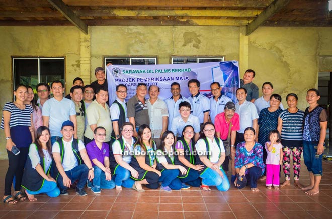 Project participants at Rumah Osman Jau (Belaga). 