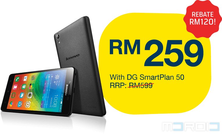 Digi offers Lenovo A6000 with Digi SmartPlan 50 for RM259 