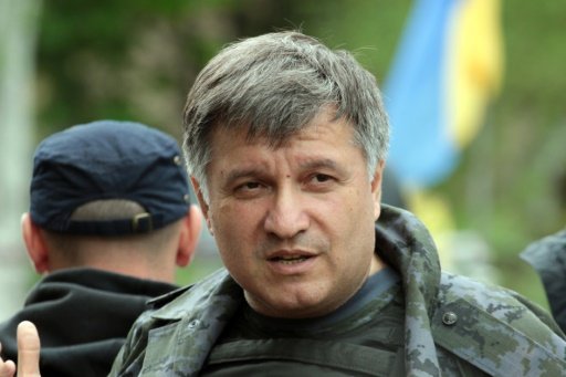 © AFP/File | Ukraine's Interior Minister Arsen Avakov wrote in his Facebook that he had thrown a glass of water at the reformist governor and former president of Georgia Mikheil Saakashvili during a government meeting behind closed doors