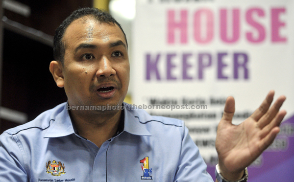 Faizal during an interview regarding the Housekeeper Pilot Project in Kuala Lumpur. — Bernama photo