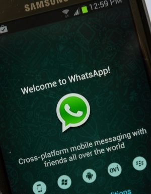 Logo of WhatsApp ©AFP PHOTO