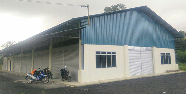 A community hall at Kampung Skibang.
