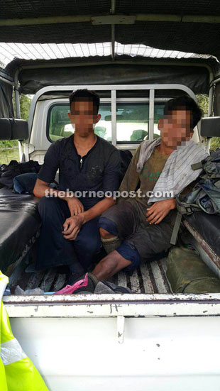 Two foreigners are detained during the operation.