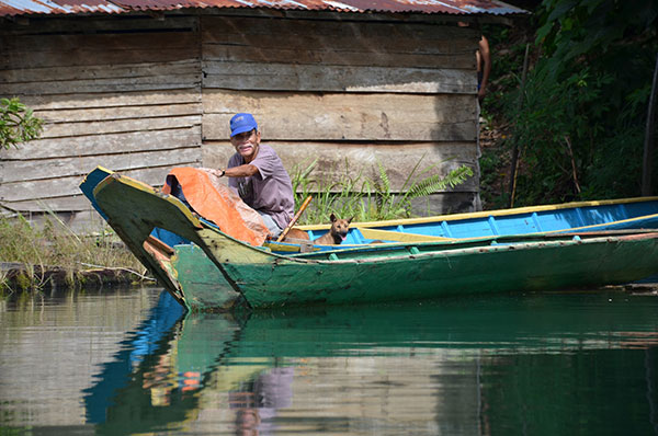 Most of longhouse dwellers in Batang Ai are fishermen.