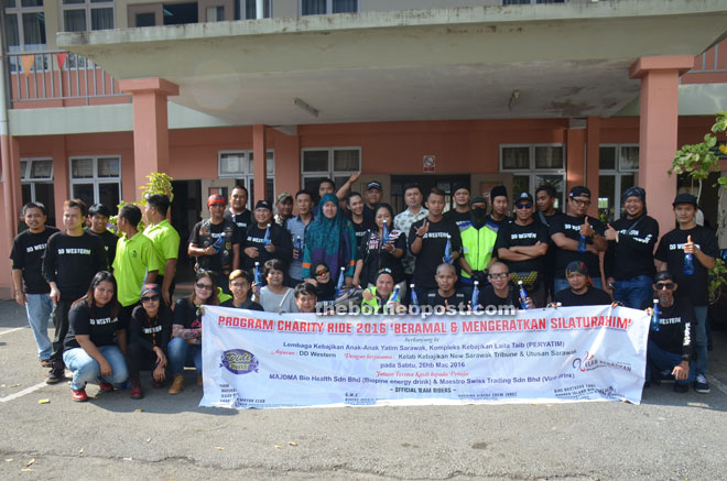 Charity Ride 2016 participants.