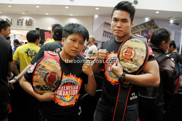 Jace and Joanna hope that their presence at the tryout would inspire and motivate fellow Sarawakians to give MMA a go.