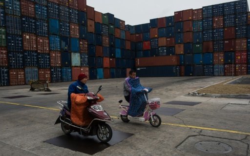 China's exports broke an eight-month streak of declines to increase almost 19% in March. - AFP Photo