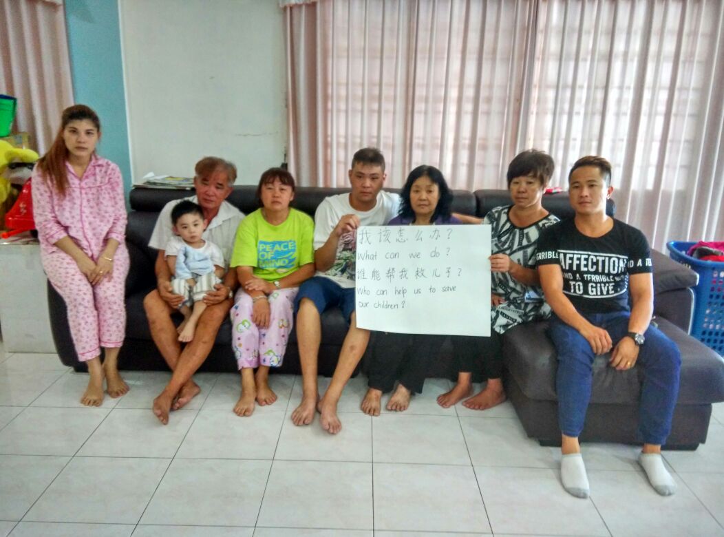 Family members of the hostages appealing for help.