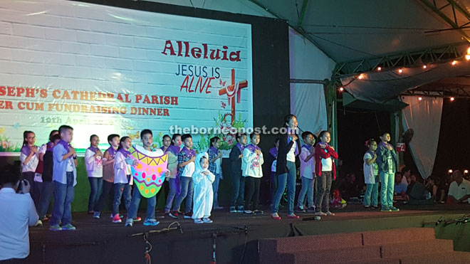 Drama and dance by Chinese Sunday school children.