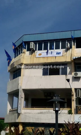 The BN-SPDP operations room at the third floor of a shop lot in Lawas town. 