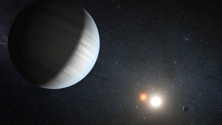 According to the scientists, the three “earth-like” planets orbit an ultracool dwarf star some 39 light years away. Photo by AFP