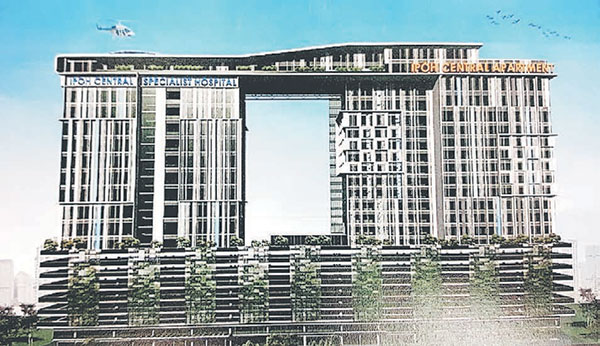 Photo shows an artist’s impression of the project secured by Vivocom, valued ar RM160 million.