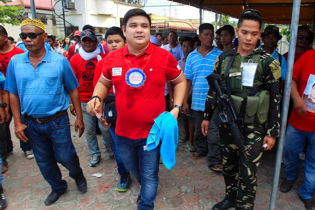 Sajid Ampatuan, Shariff Aguak's mayoral candidate. -AFP Photo