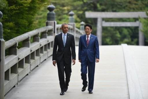 World leaders kick off two days of G7 talks in Japan with the creaky global economy, terrorism and refugees -AFP