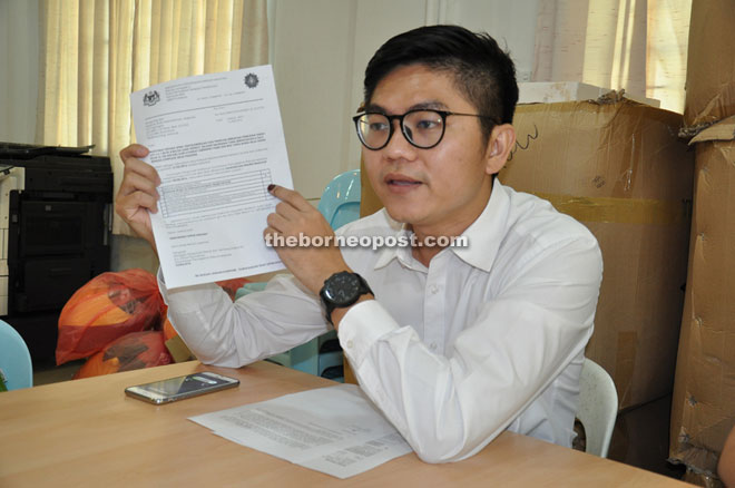 Wong showing a reply from MACC dated April 13, 2016 directed to him.