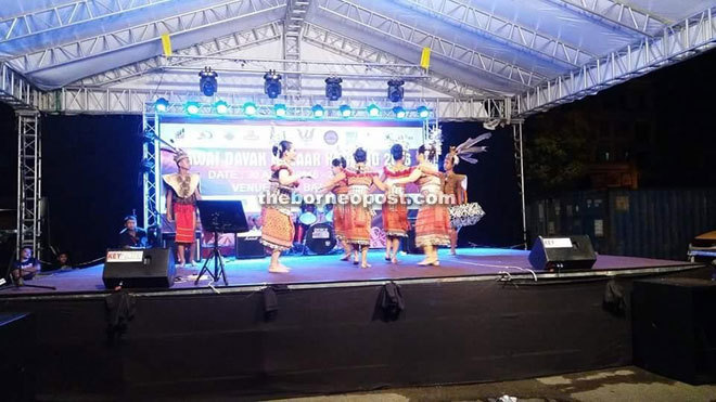 Traditional dance shows are among the entertainment line-up during the Gawai Dayak Bazaar at MJC Batu Kawah from now till May 22.