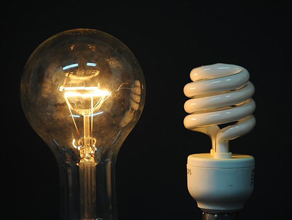 Choose to use energy saving bulbs.