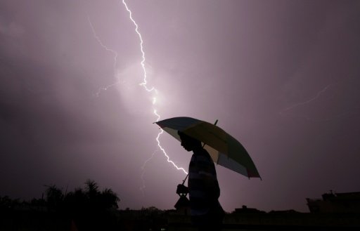  Lightning kills thousands of Indians every year, most of them farmers working the fields -AFP photo