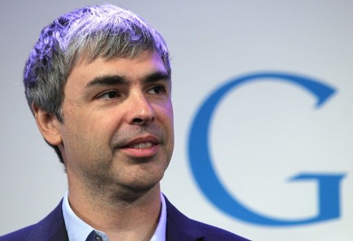 Google co-founder and CEO Larry Page speaks during a news conference at the Google offices on May 21, 2012 in New York City -AFP photo