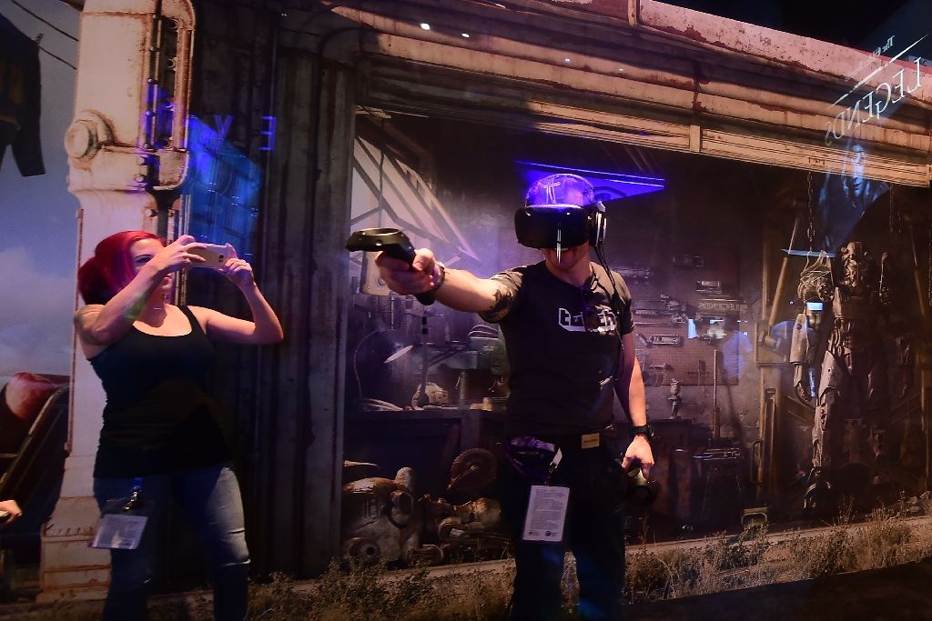 Developers who have devoted their careers to building immersive fantasy worlds seized the chance to finally put players inside their games. Photo by AFP