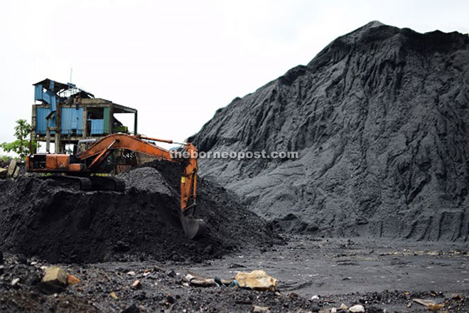 The coal mine in Abok.