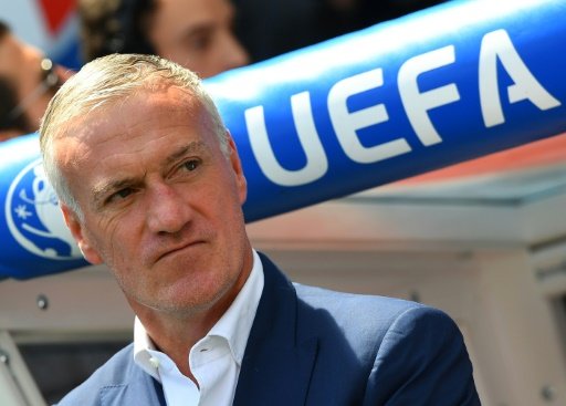 by Justin Davis | France coach Didier Deschamps pictured during the Euro 2016 round-of-16 match against Ireland in Lyon, on June 26, 2016 -AFP photo