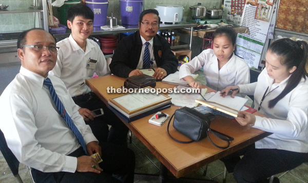 Dr Samuil (centre) leads the operation which doubles up as on-the-job training for the staff.