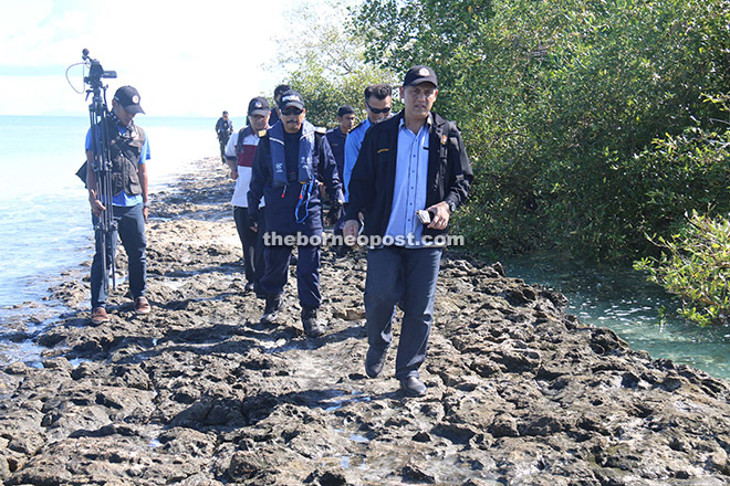 Noor Alam visiting the villagers in ESSZone. 