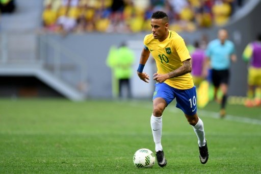 "For us the draw is a defeat," Brazil star Neymar said. Photo by AFP