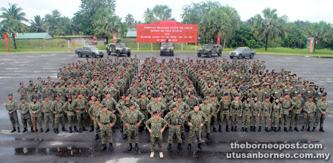 A group picture of the volunteers at the annual camp.