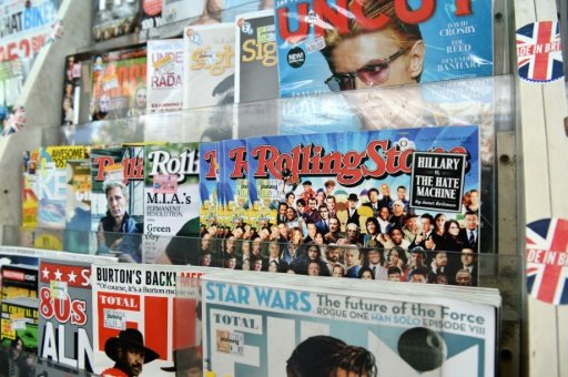 Music and pop culture magazine Rolling Stone was founded in 1967. AFP Photo