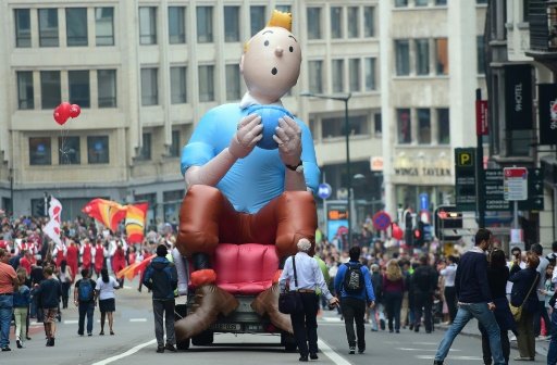 Herge, drew 24 Tintin books in all, which have sold more than 250 million copies. AFP Photo
