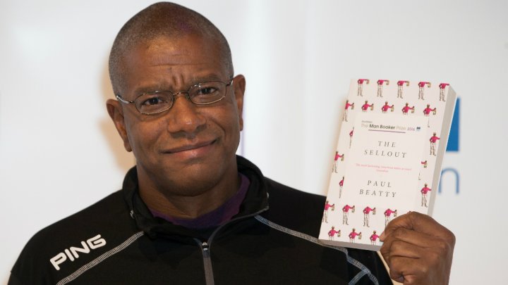US author Paul Beatty posing for a photograph at a photocall in London on October 24, 2016. - AFP/Daniel Leal-Olivas